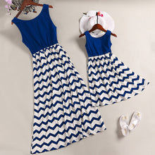 Load image into Gallery viewer, Mother Daughter Vest Dresses Mommy and Me Clothes Family Matching Outfits Look Mom Mum Mama and Daughter Summer Dress Clothing