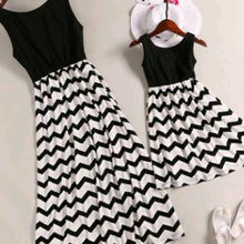 Load image into Gallery viewer, Mother Daughter Vest Dresses Mommy and Me Clothes Family Matching Outfits Look Mom Mum Mama and Daughter Summer Dress Clothing