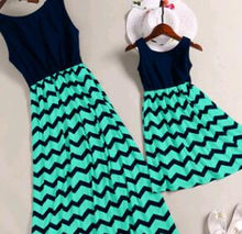 Load image into Gallery viewer, Mother Daughter Vest Dresses Mommy and Me Clothes Family Matching Outfits Look Mom Mum Mama and Daughter Summer Dress Clothing